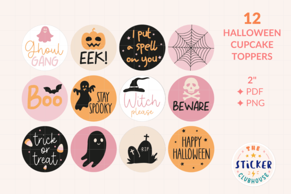 Download Printable Halloween Cupcake Toppers Part - Printable halloween Collection