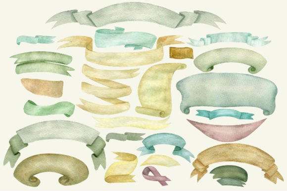Download Watercolor Ribbon Clipart, Vintage Frame - Vintage frame Collection