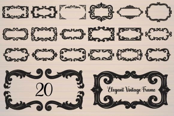 Download Elegant Vintage Frame - Vintage frame Collection